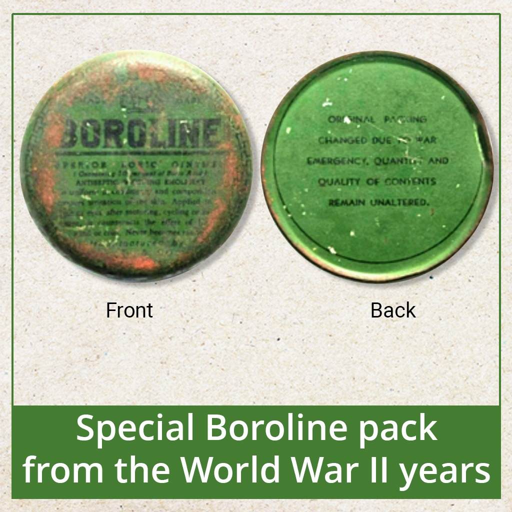boroline world war 2 tin pack